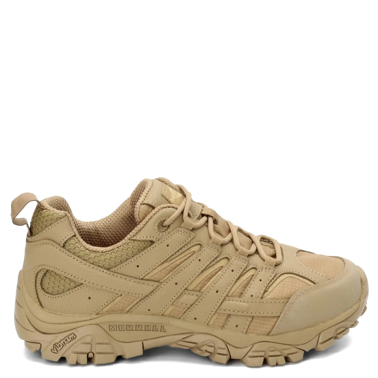 Sneakers & Athletics*Merrell Men's , Moab 2 Mid Tactical Waterproof Work Shoe - Wide Width Coyote