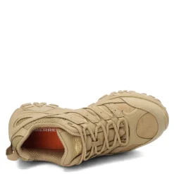 Sneakers & Athletics*Merrell Men's , Moab 2 Mid Tactical Waterproof Work Shoe - Wide Width Coyote