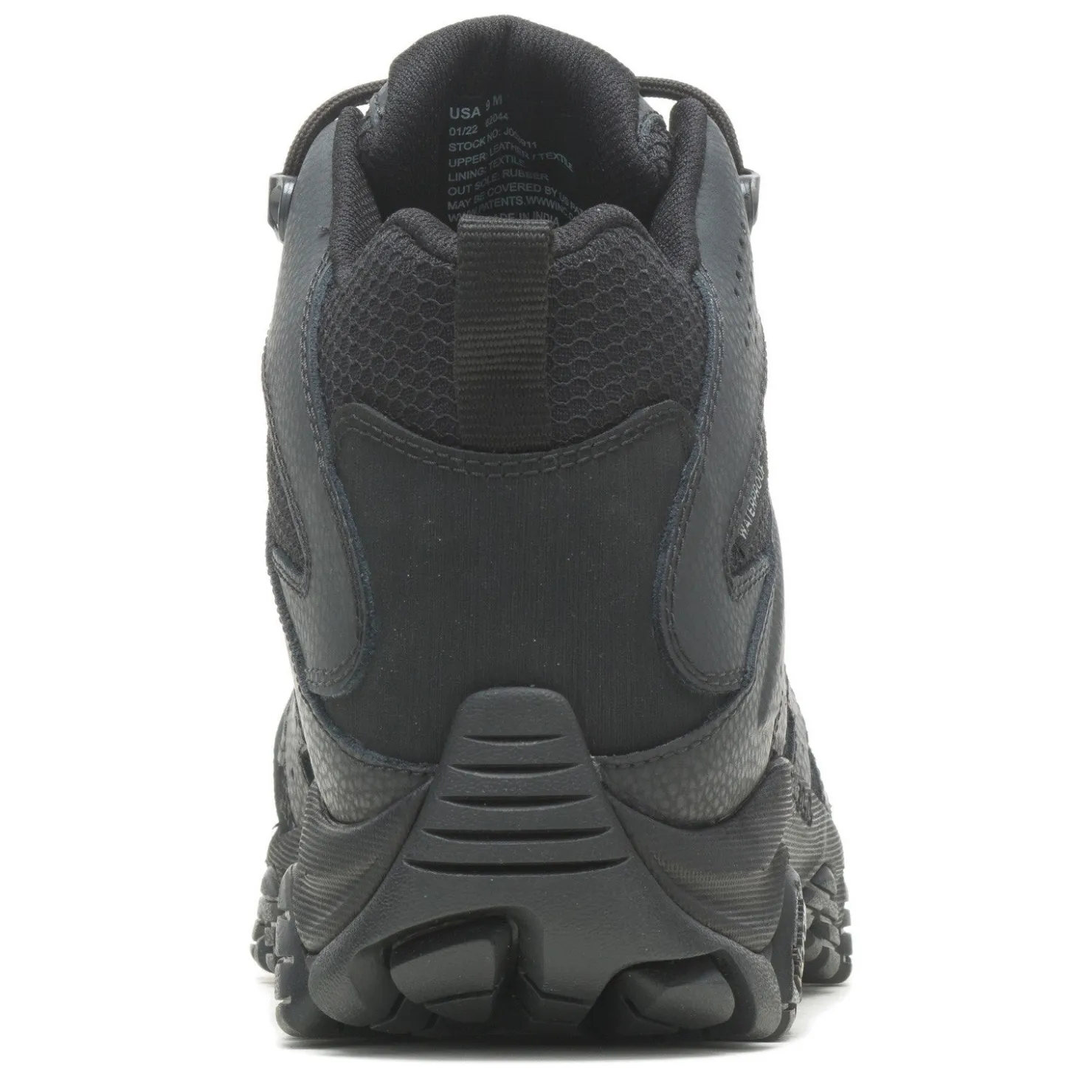 Work & Safety*Merrell Men's , Moab 3 Mid WP Tactical Work Boot Black