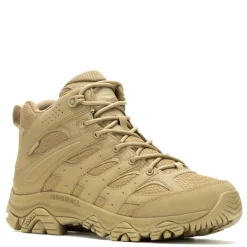 Boots*Merrell Men's , Moab 3 Mid WP Tactical Work Boot Dark Coyote