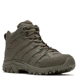 Boots*Merrell Men's , Moab 3 Mid WP Tactical Work Boot Dark Olive