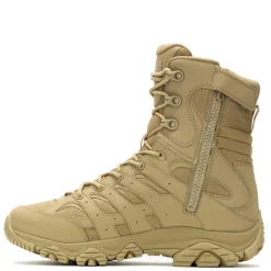 Boots*Merrell Men's , Moab 3 WP Tactical Zip 8in Work Boot Dark Coyote