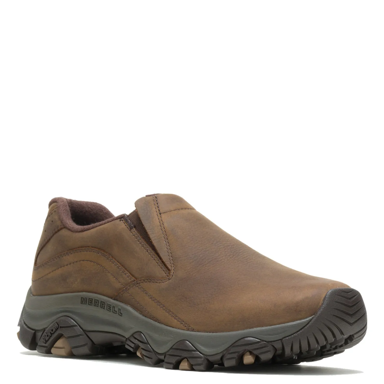 Sneakers & Athletics*Merrell Men's , Moab Adventure 3 Moc Slip-On - Wide Width Earth