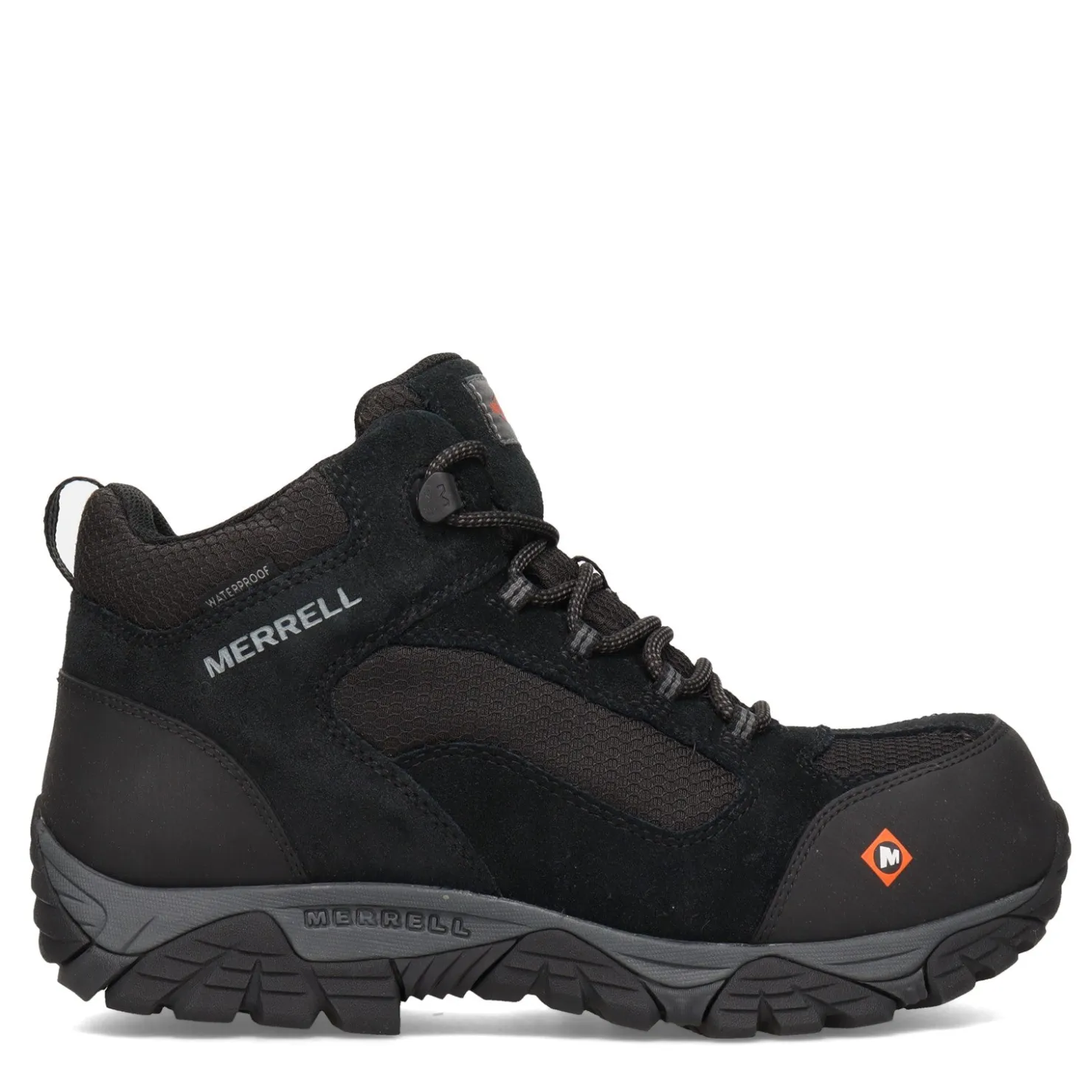 Boots*Merrell Men's , Moab Onset Mid Waterproof Comp Toe Work Boot Black