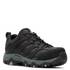 Work & Safety*Merrell Men's , Moab Vertex 2 Low Toe CF Safety Work Shoe Black/Granite