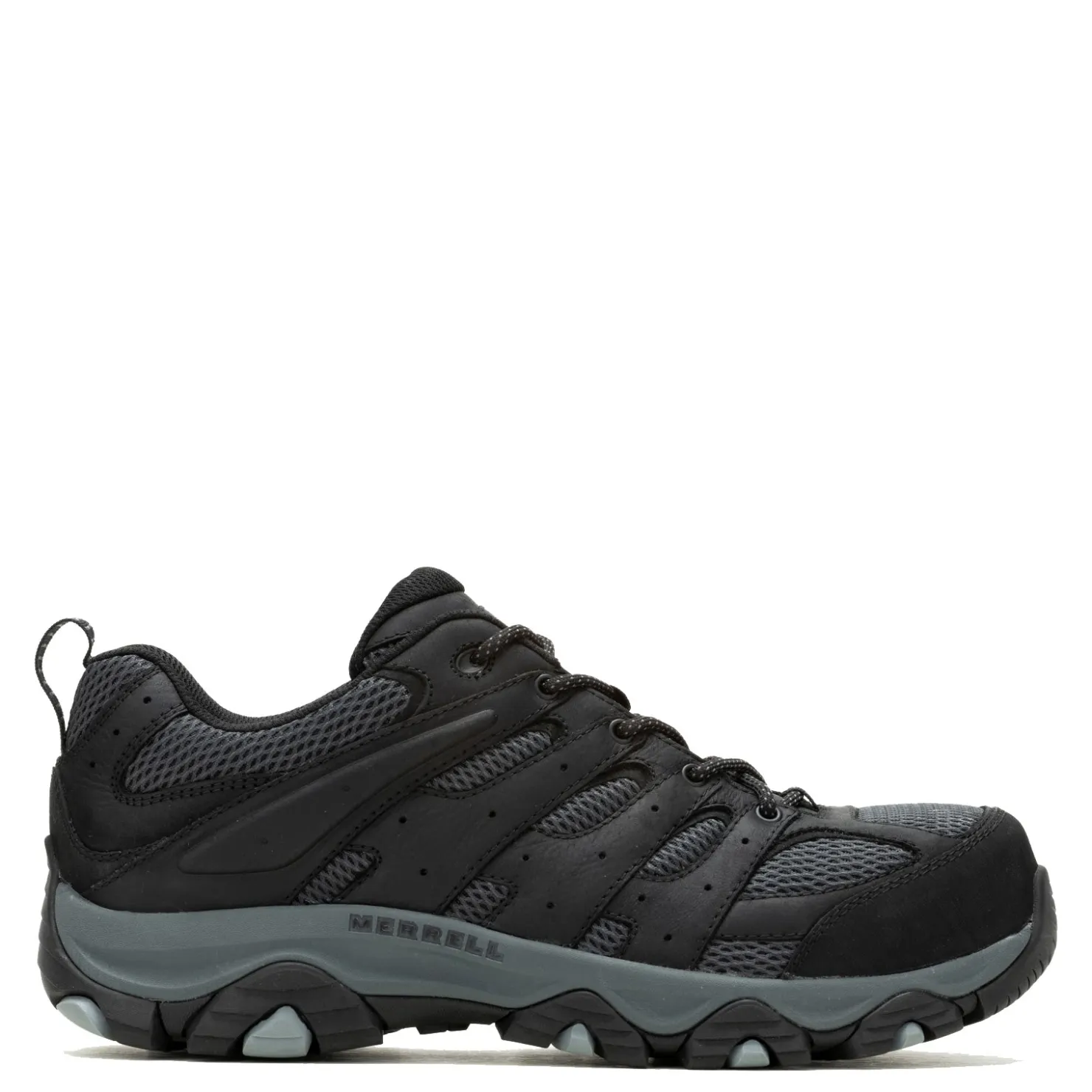 Work & Safety*Merrell Men's , Moab Vertex 2 Low Toe CF Safety Work Shoe Black/Granite