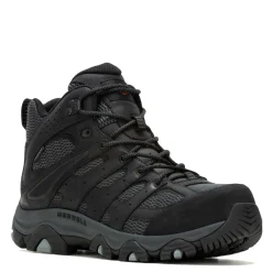 Work & Safety*Merrell Men's , Moab Vertex 2 Mid CF Safety Work Boot Black/Granite