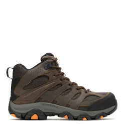 Work & Safety*Merrell Men's , Moab Vertex 2 Mid CF Safety Work Boot Earth