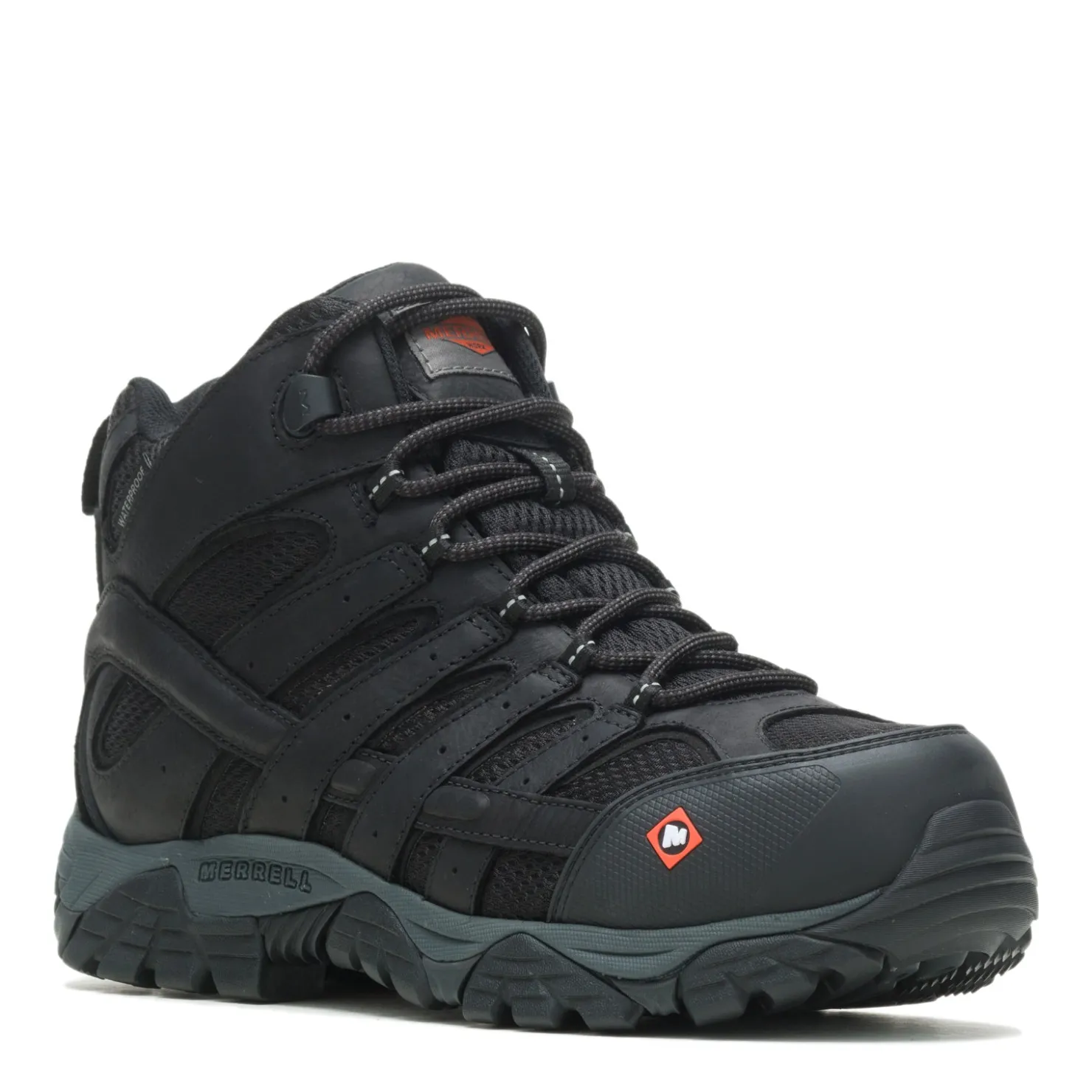 Boots*Merrell Men's , Moab Vertex 2 Mid CF Safety Work Boot Black