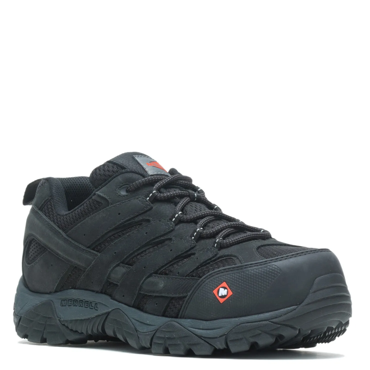 Work & Safety*Merrell Men's , Moab Vertex 2 Low Toe CF Safety Work Shoe Black
