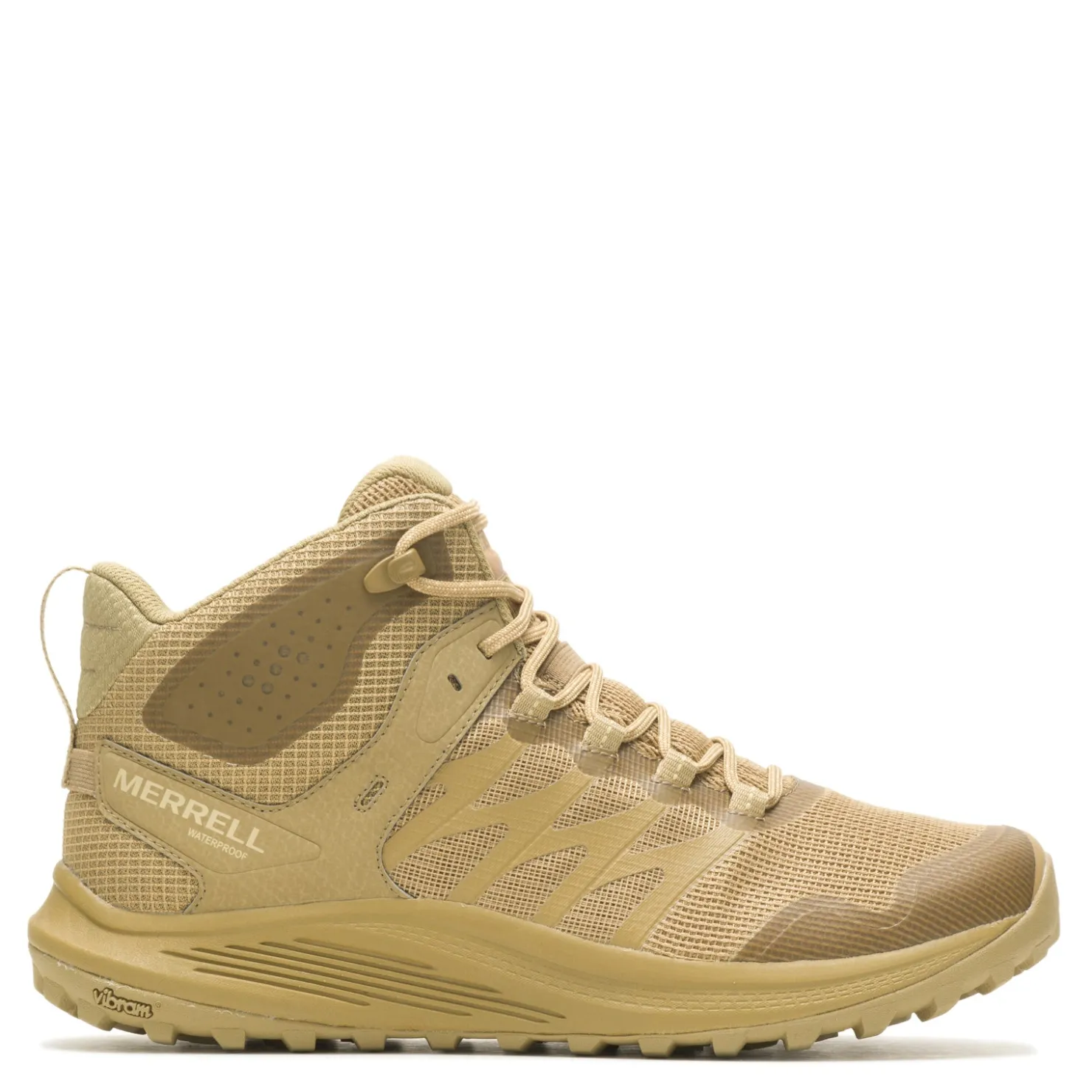 Boots*Merrell Men's , Nova 3 Mid Tactical Waterproof Hiking Boot - Wide Width Dark Coyote