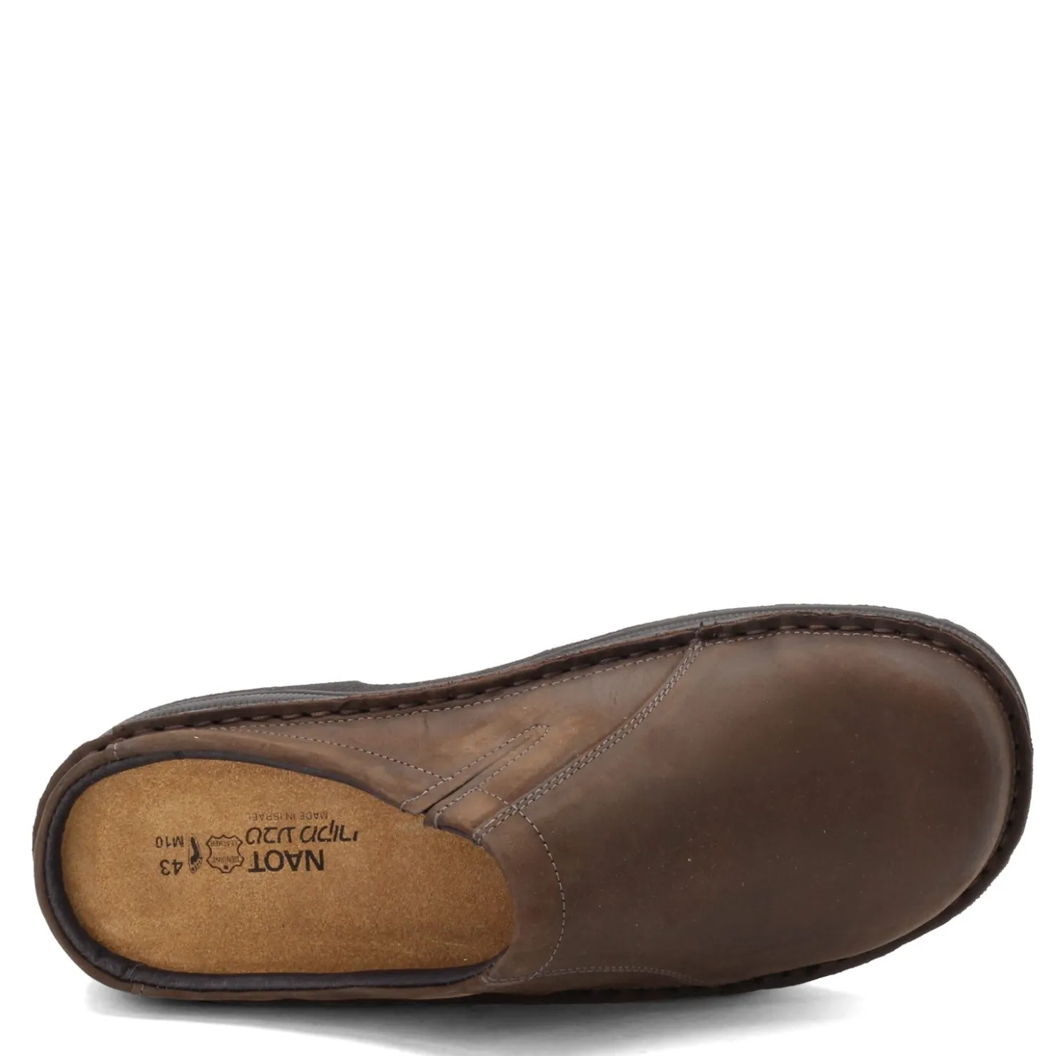 Slip-On Shoes*Naot Men's , Bjorn Clog Oily Brown Nubuck