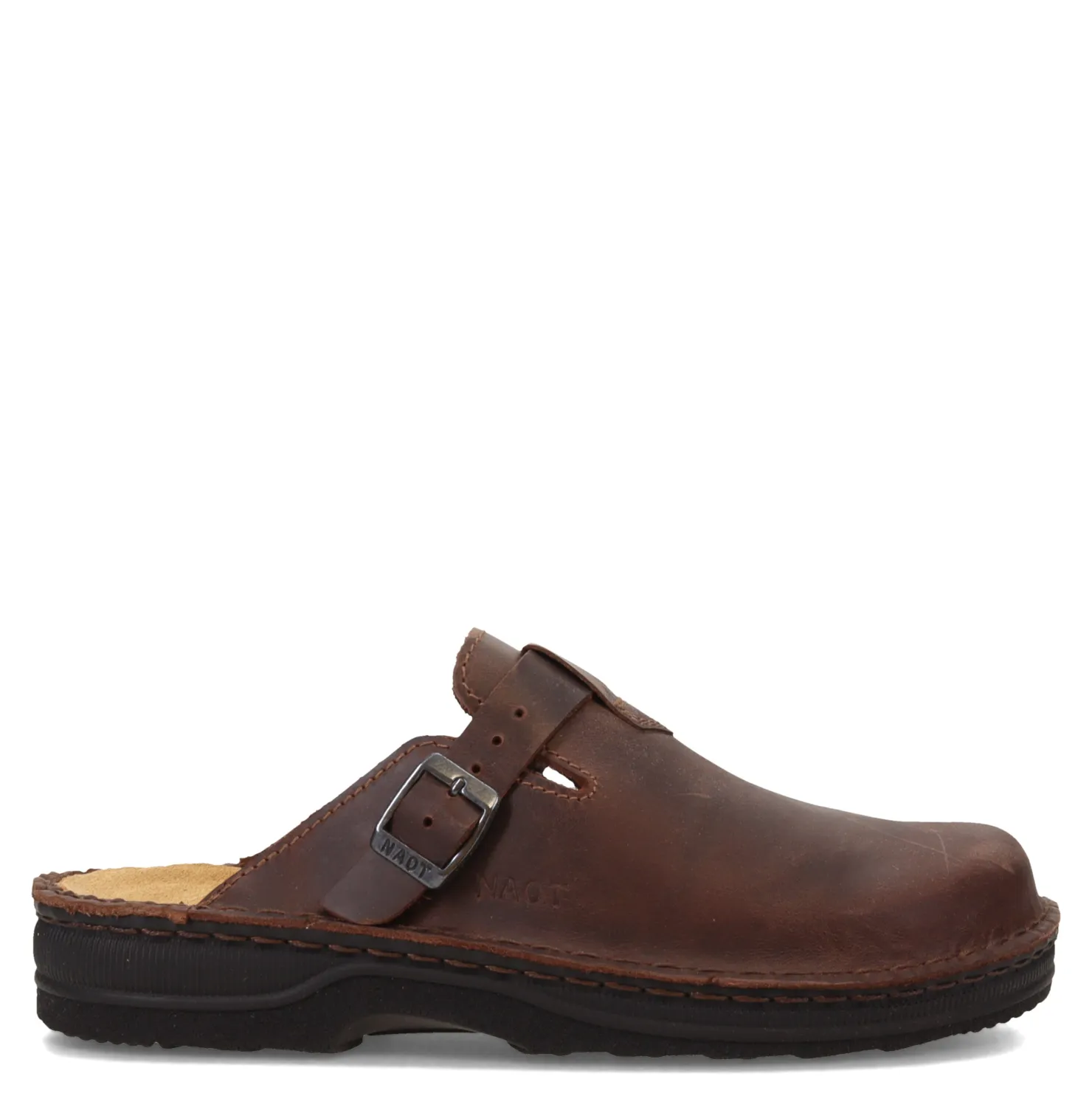 Clogs*Naot Men's , Fiord Clog Crazy Horse Brown