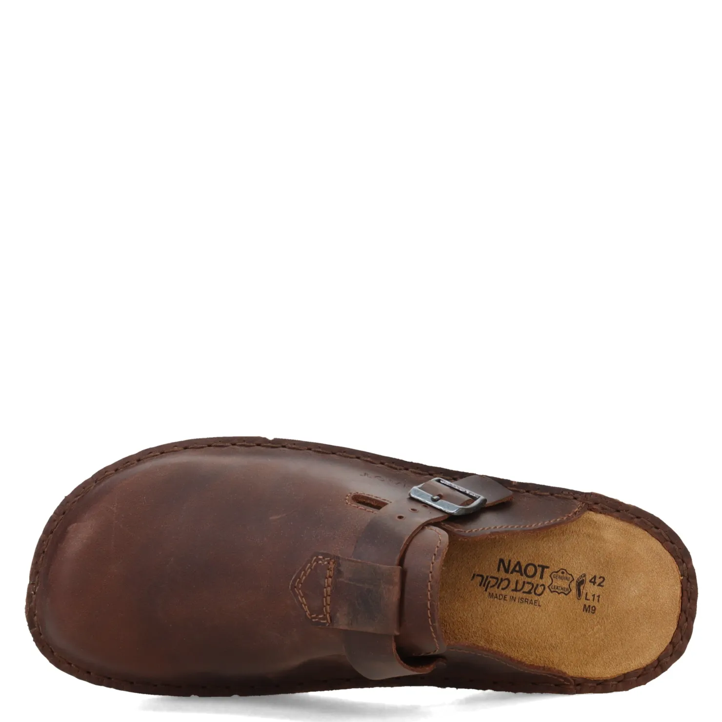 Clogs*Naot Men's , Fiord Clog Crazy Horse Brown