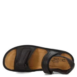 Footbed*Naot Men's , Lappland Sandal Black