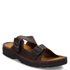 Sandals*Naot Men's , Mikael 2 Sandal Brown Crazy Horse