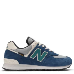 Fashion & Street*New Balance Men's , 574 Sneaker Nb Navy/Slate Grey/New Spruce
