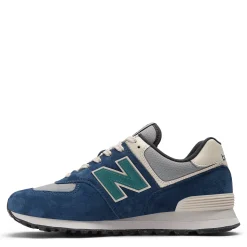Fashion & Street*New Balance Men's , 574 Sneaker Nb Navy/Slate Grey/New Spruce
