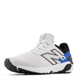 Running*New Balance Men's , 1440 v1 Running Shoe White/Black/Blue Oasis