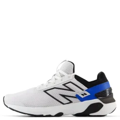 Running*New Balance Men's , 1440 v1 Running Shoe White/Black/Blue Oasis