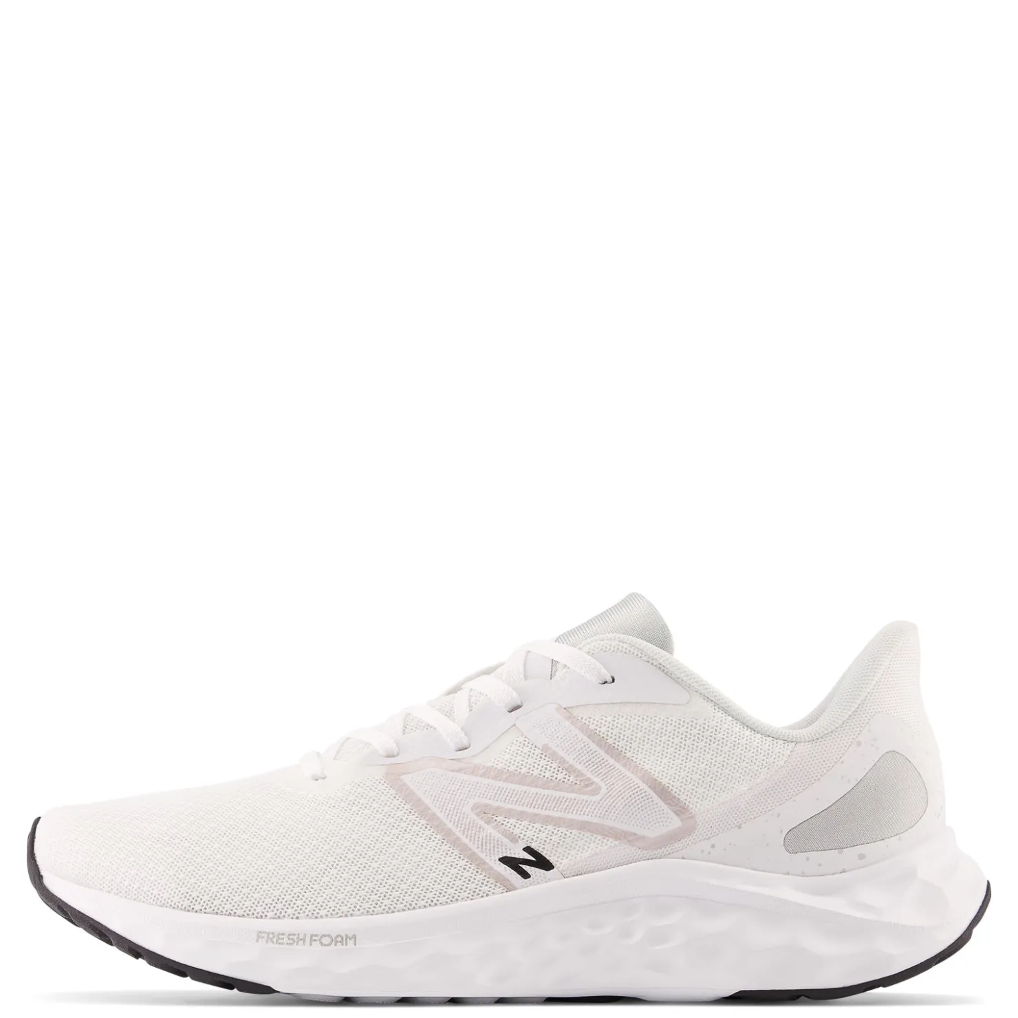 Sneakers & Athletics*New Balance Men's , Arishi Fresh Foam v4 Running Shoe White/Lt Grey