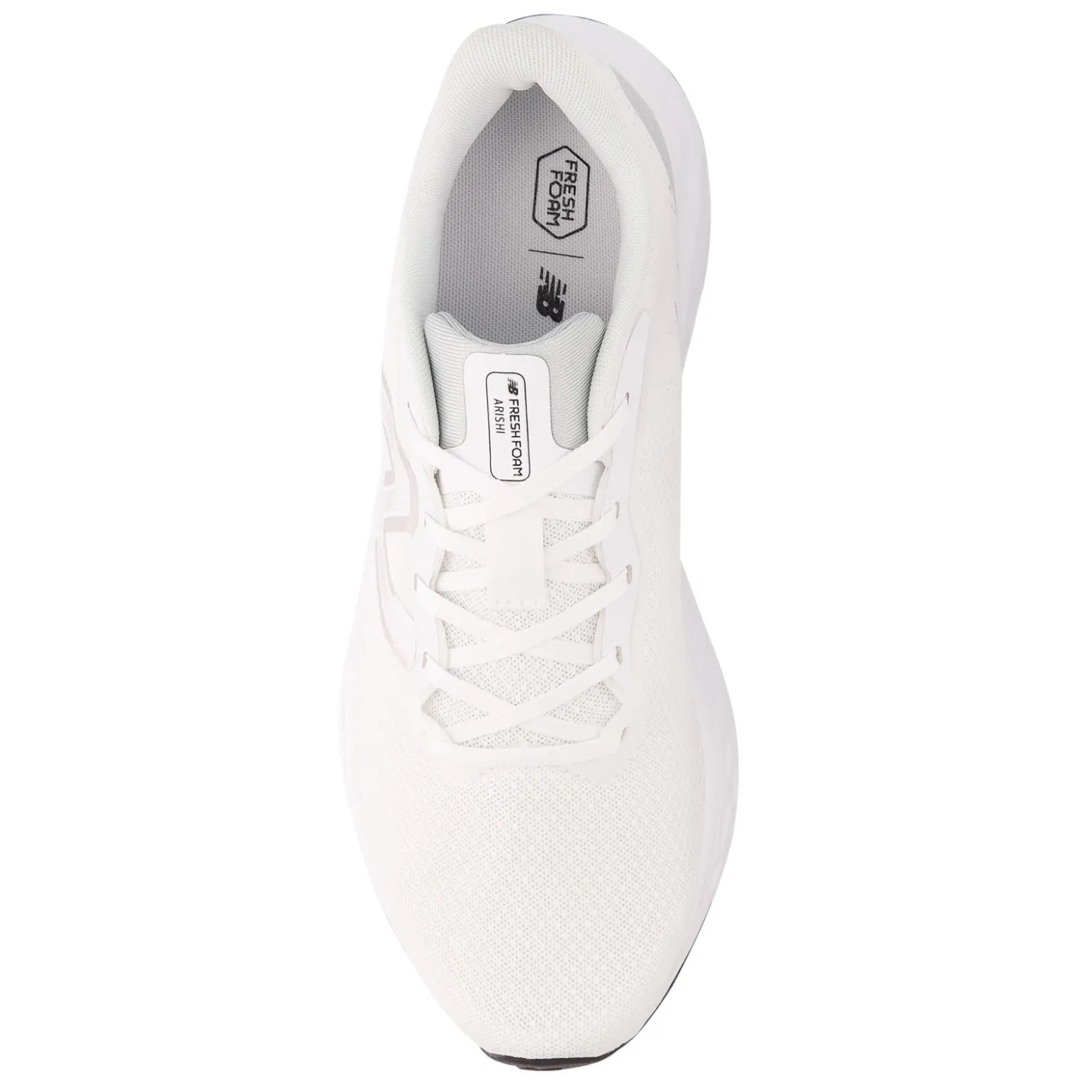 Sneakers & Athletics*New Balance Men's , Arishi Fresh Foam v4 Running Shoe White/Lt Grey