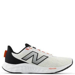 Running*New Balance Men's , Arishi Fresh Foam v4 Running Shoe White/Black/Neo Flame