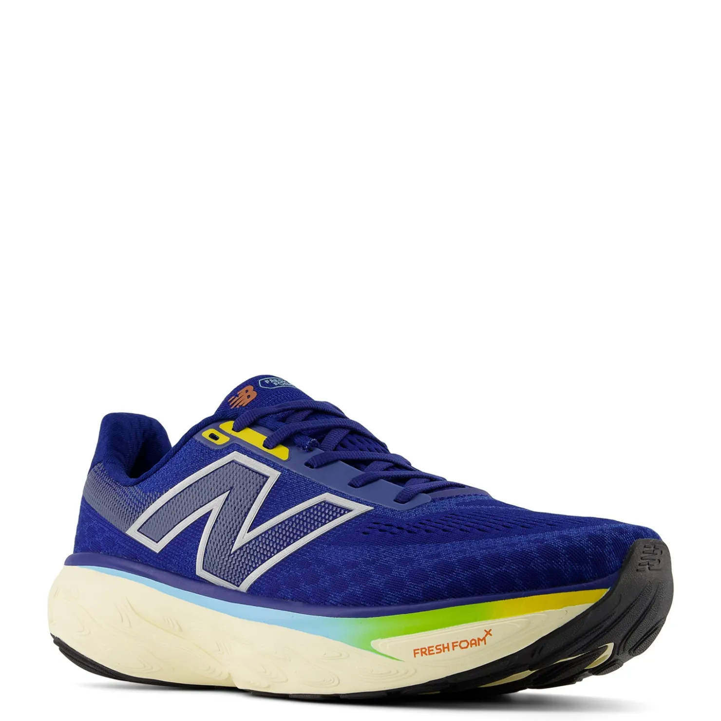 Running*New Balance Men’s Fresh Foam X 1080v14 Running Sneaker Inkwell/Silver Metallic/Ginger Lemon