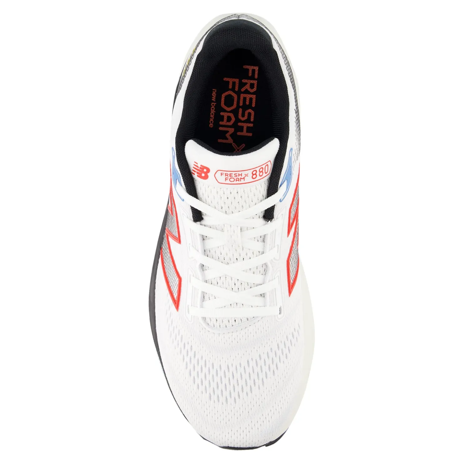 Running*New Balance Men's , Fresh Foam 880v14 Running Shoe White/Neo Flame