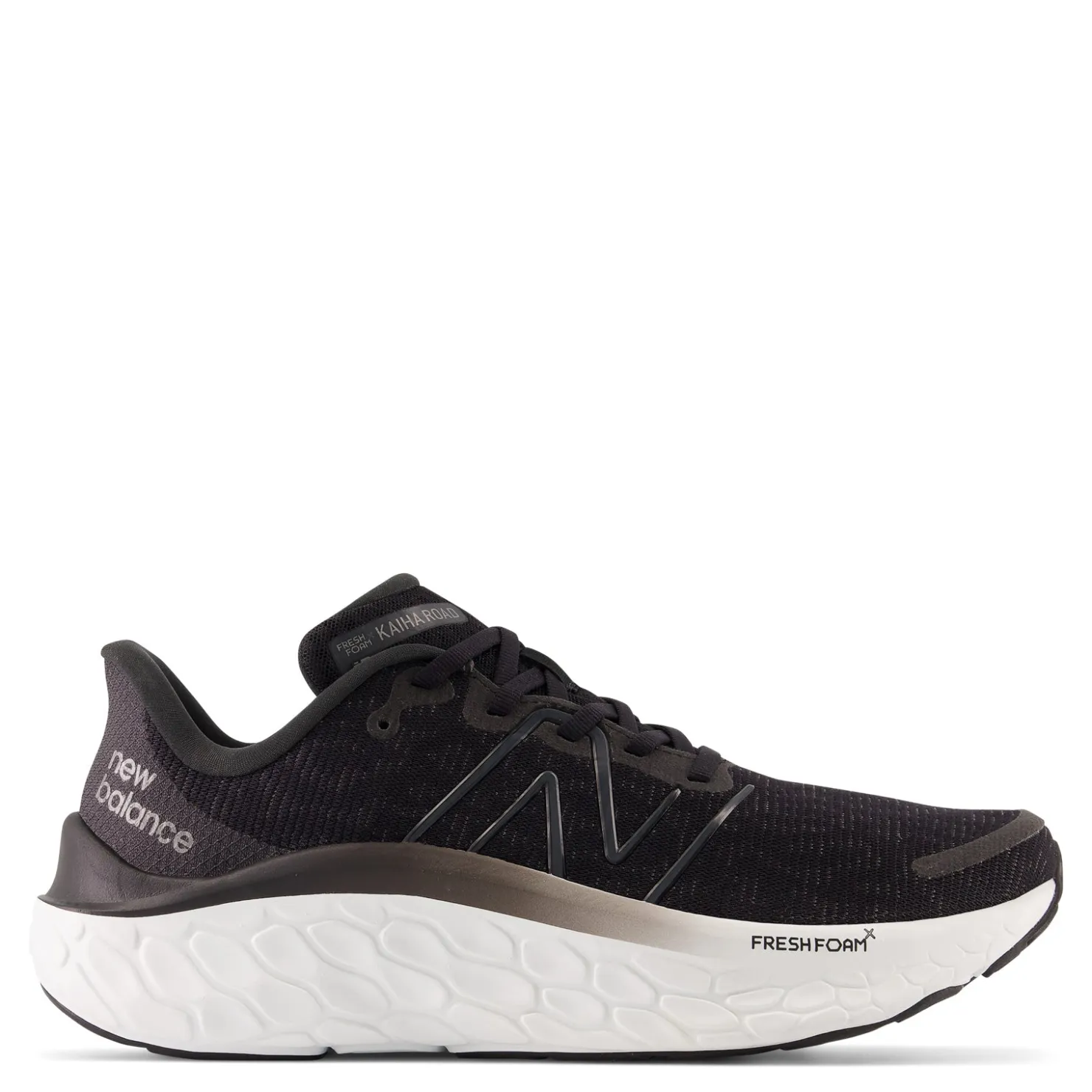Running*New Balance Men's , Fresh Foam X Kaiha Road Running Shoe Black/Phantom/Dark Silver Metallic