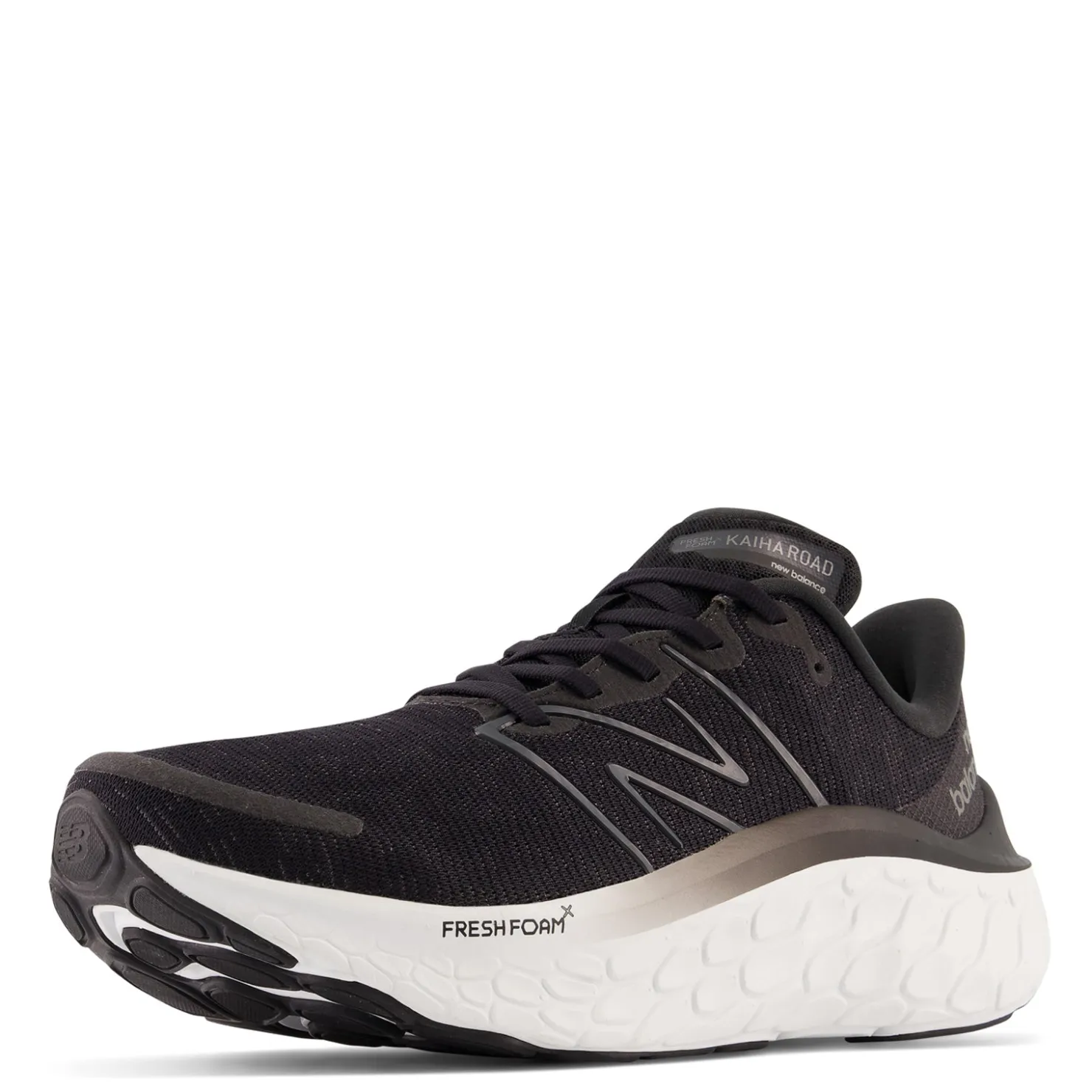 Running*New Balance Men's , Fresh Foam X Kaiha Road Running Shoe Black/Phantom/Dark Silver Metallic