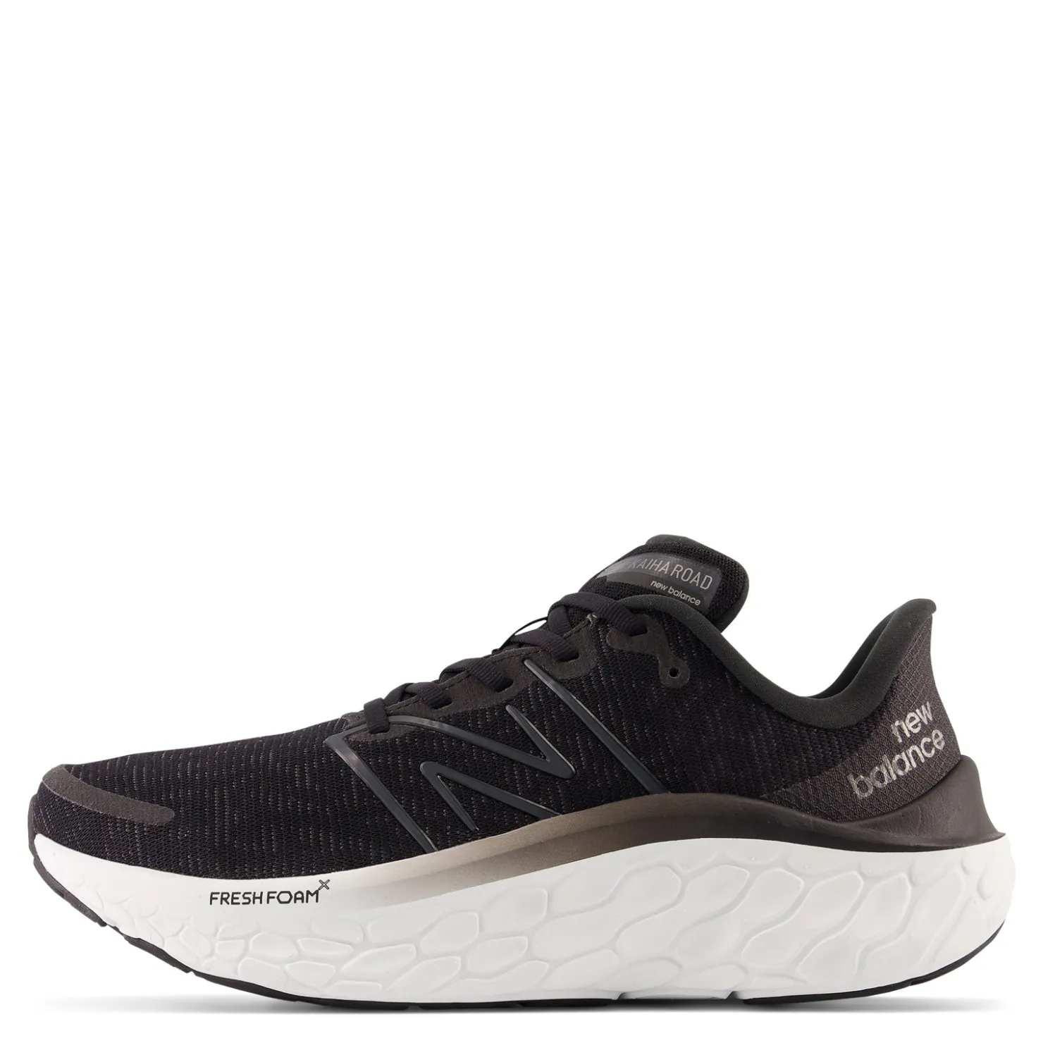Running*New Balance Men's , Fresh Foam X Kaiha Road Running Shoe Black/Phantom/Dark Silver Metallic