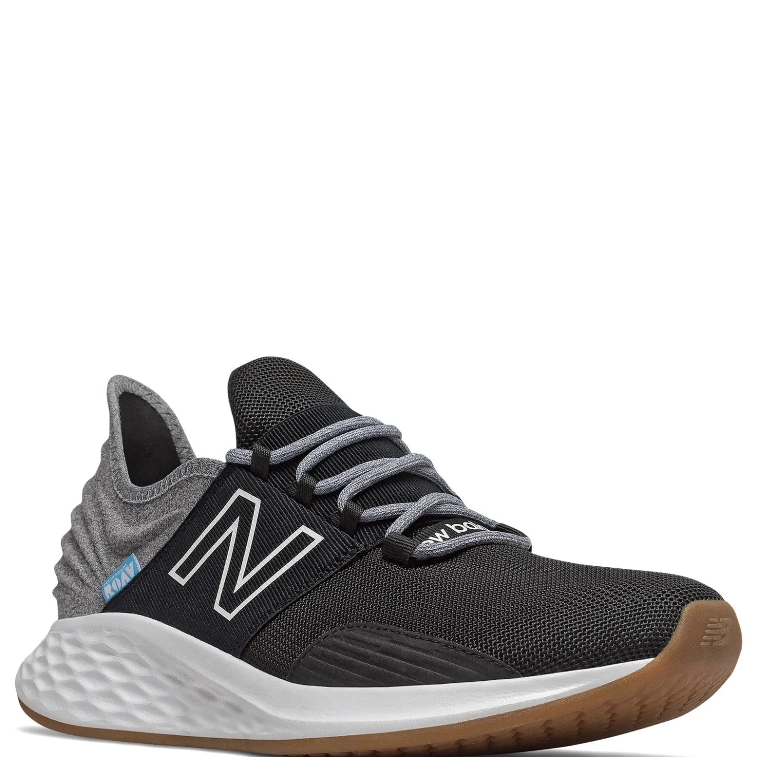 Running*New Balance Men's , Fresh Foam Roav Running Shoe Black Gray
