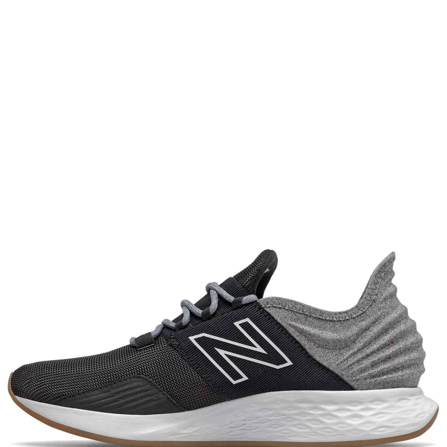 Running*New Balance Men's , Fresh Foam Roav Running Shoe Black Gray
