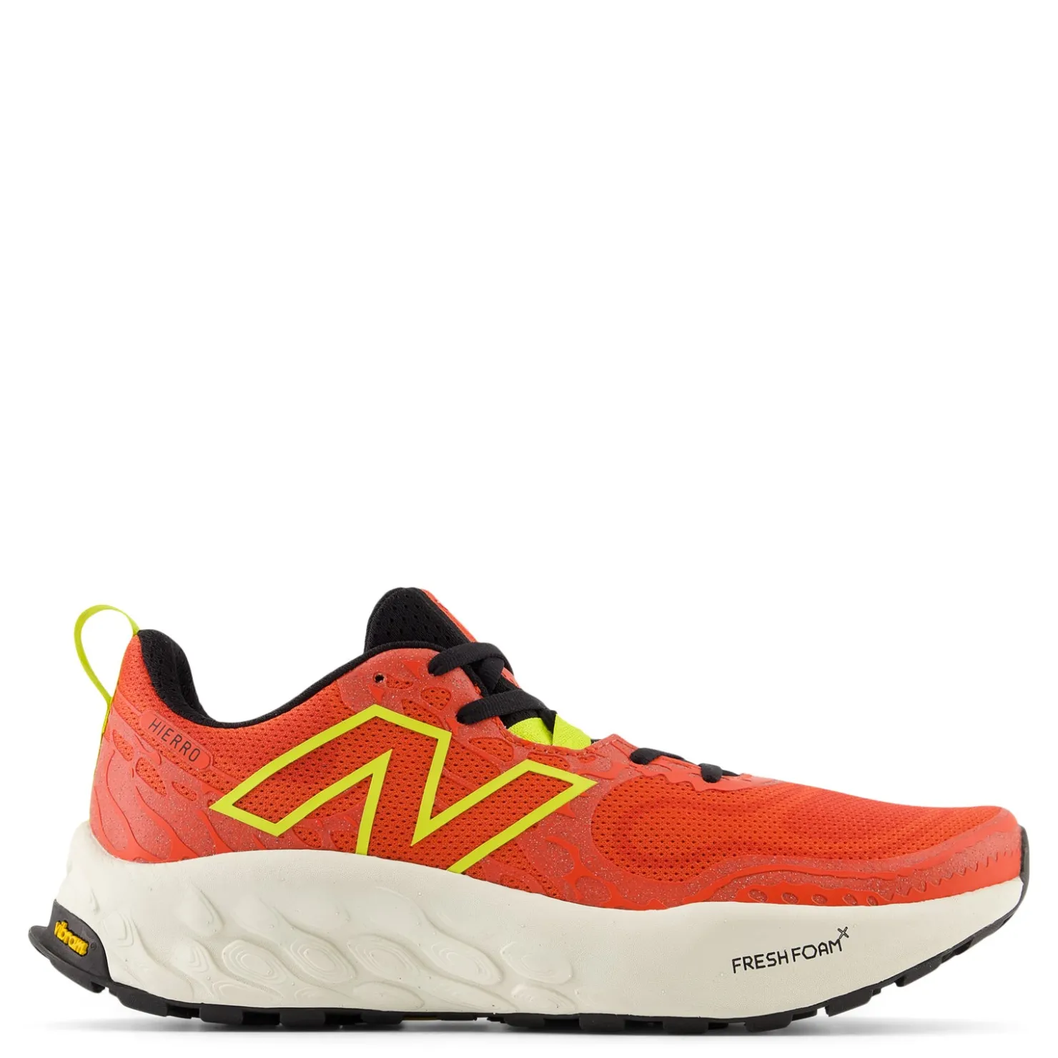 Trail & Hiking*New Balance Men's , Fresh Foam X Hierro v8 Trail Running Shoe Neo Flame/Tea Tree/Angora