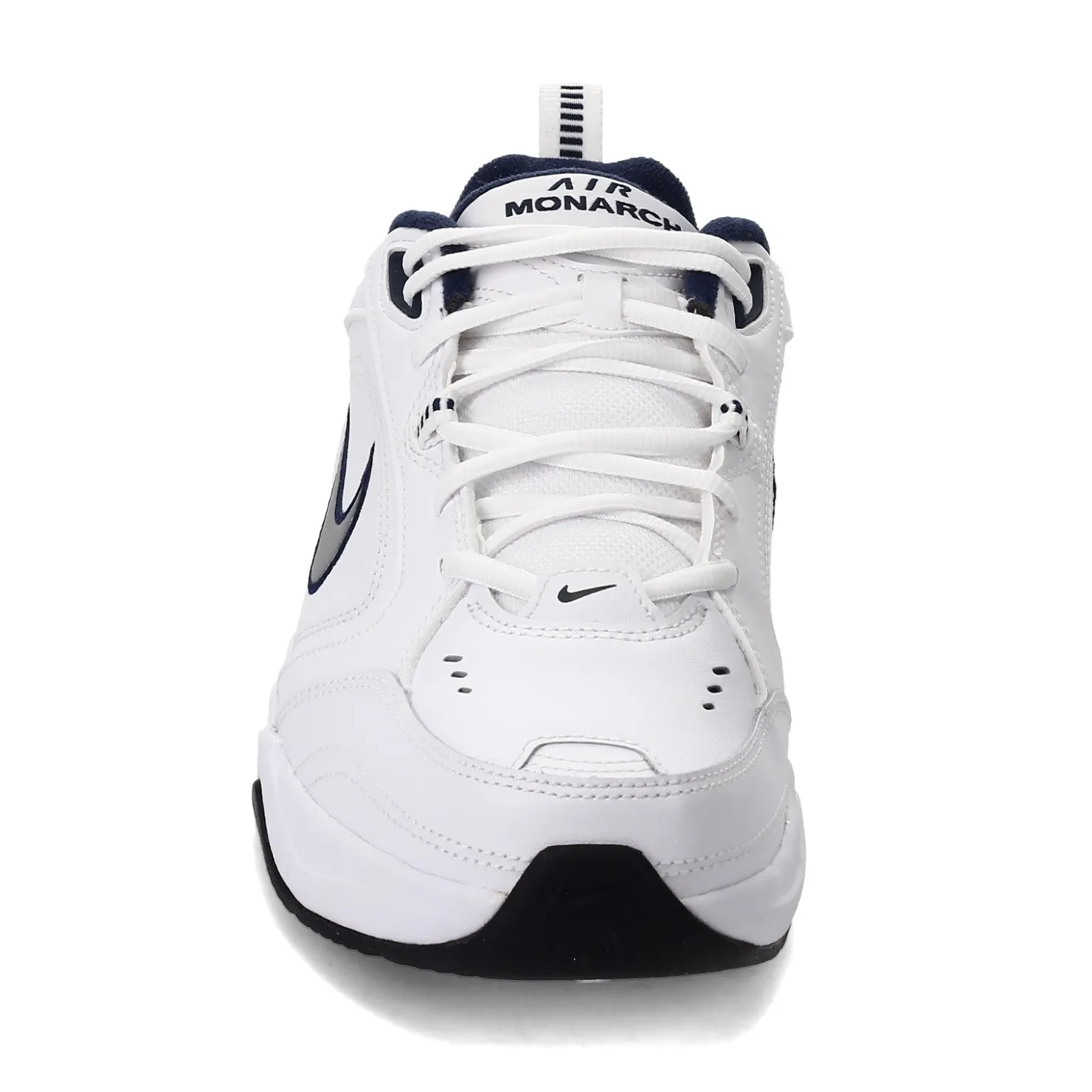 Sneakers & Athletics*Nike Men's , Air Monarch IV Training Shoe - Extra Wide Width White/Navy/Silver