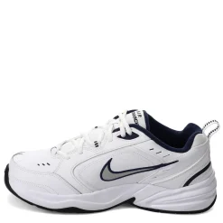 Sneakers & Athletics*Nike Men's , Air Monarch IV Training Shoe - Extra Wide Width White/Navy/Silver