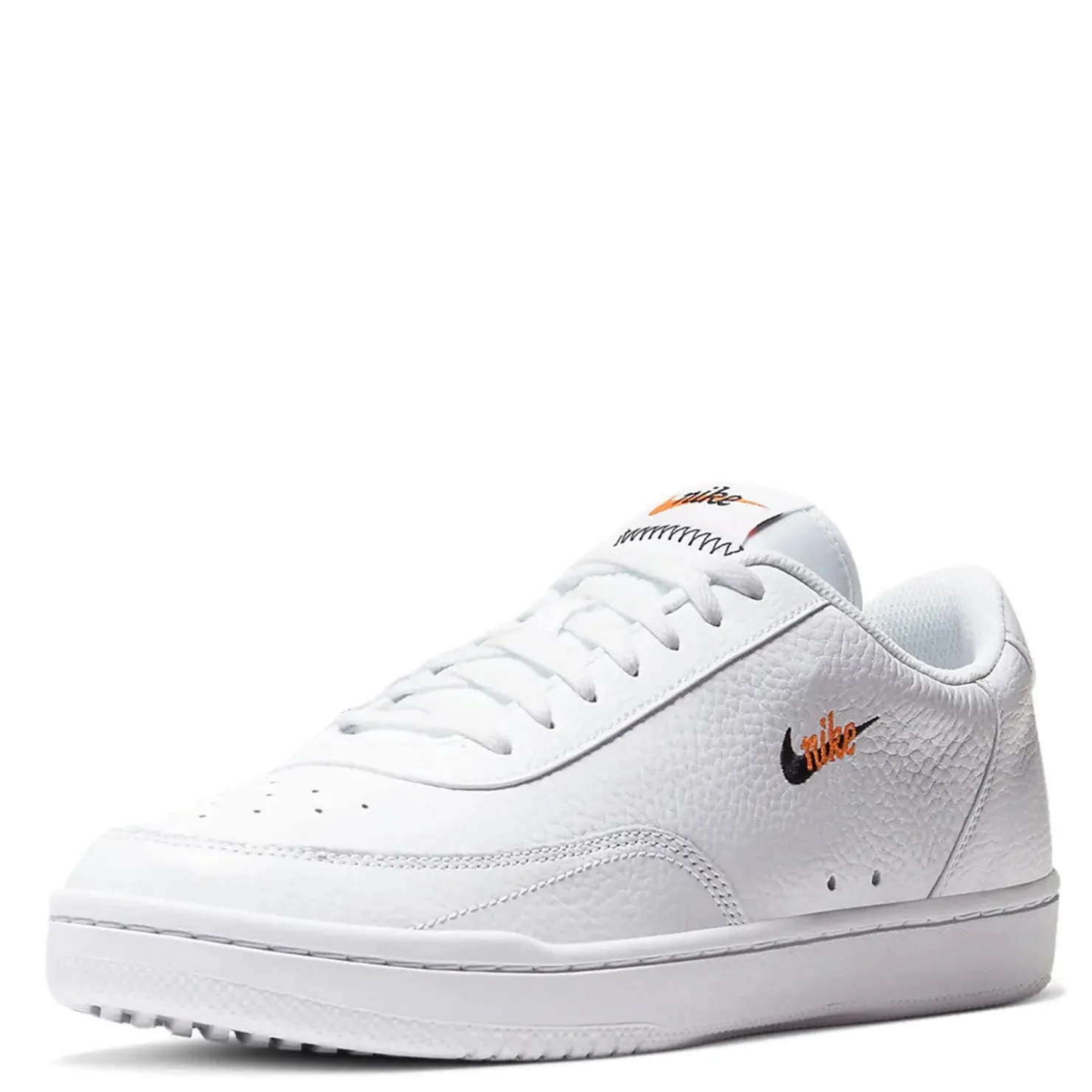 Sneakers & Athletics*Nike Men's , Court Vintage Premium Sneaker White/Black/Orange