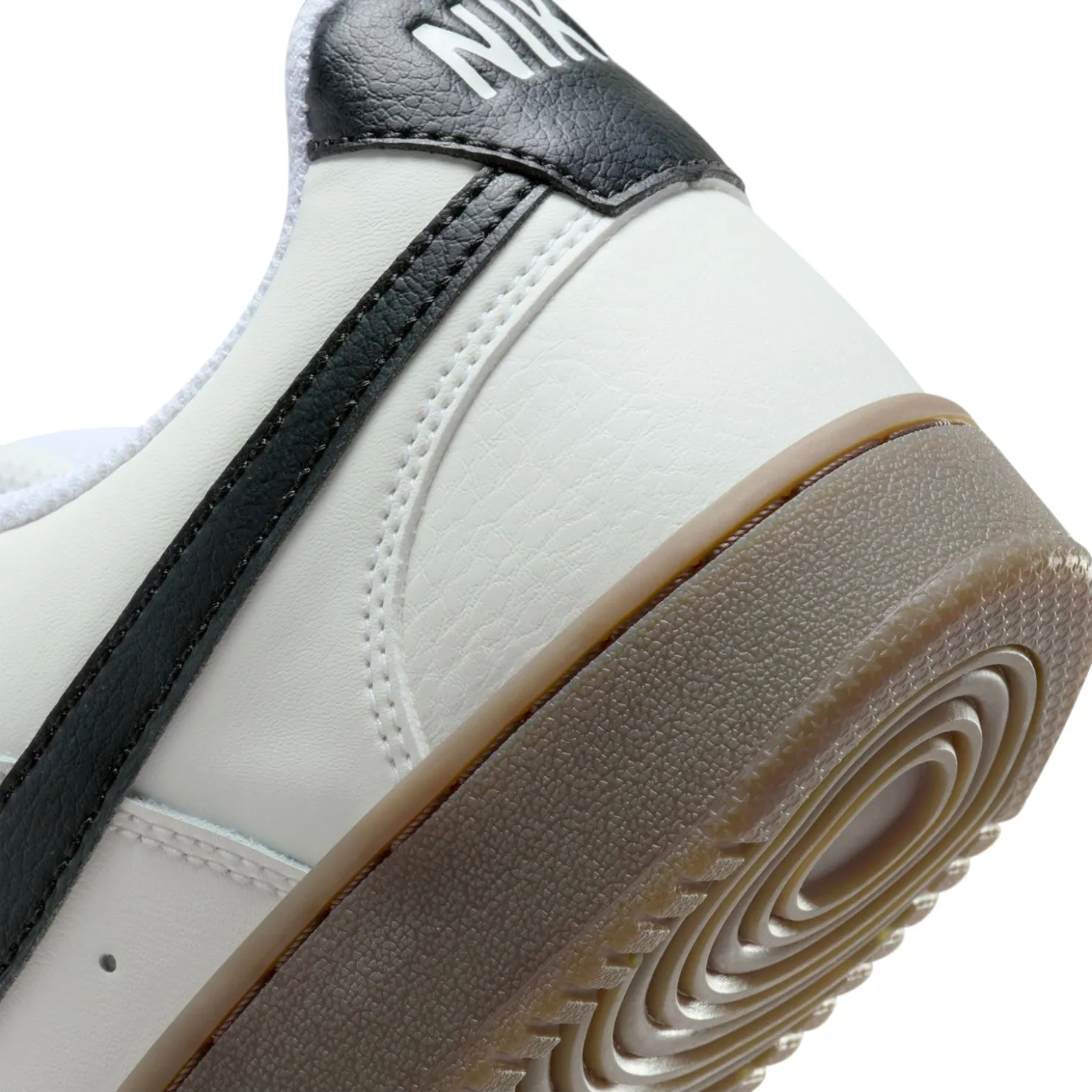 Sneakers & Athletics*Nike Men's , Court Vision Low Sneaker Sail/Black-Lt Orewood Brn-White