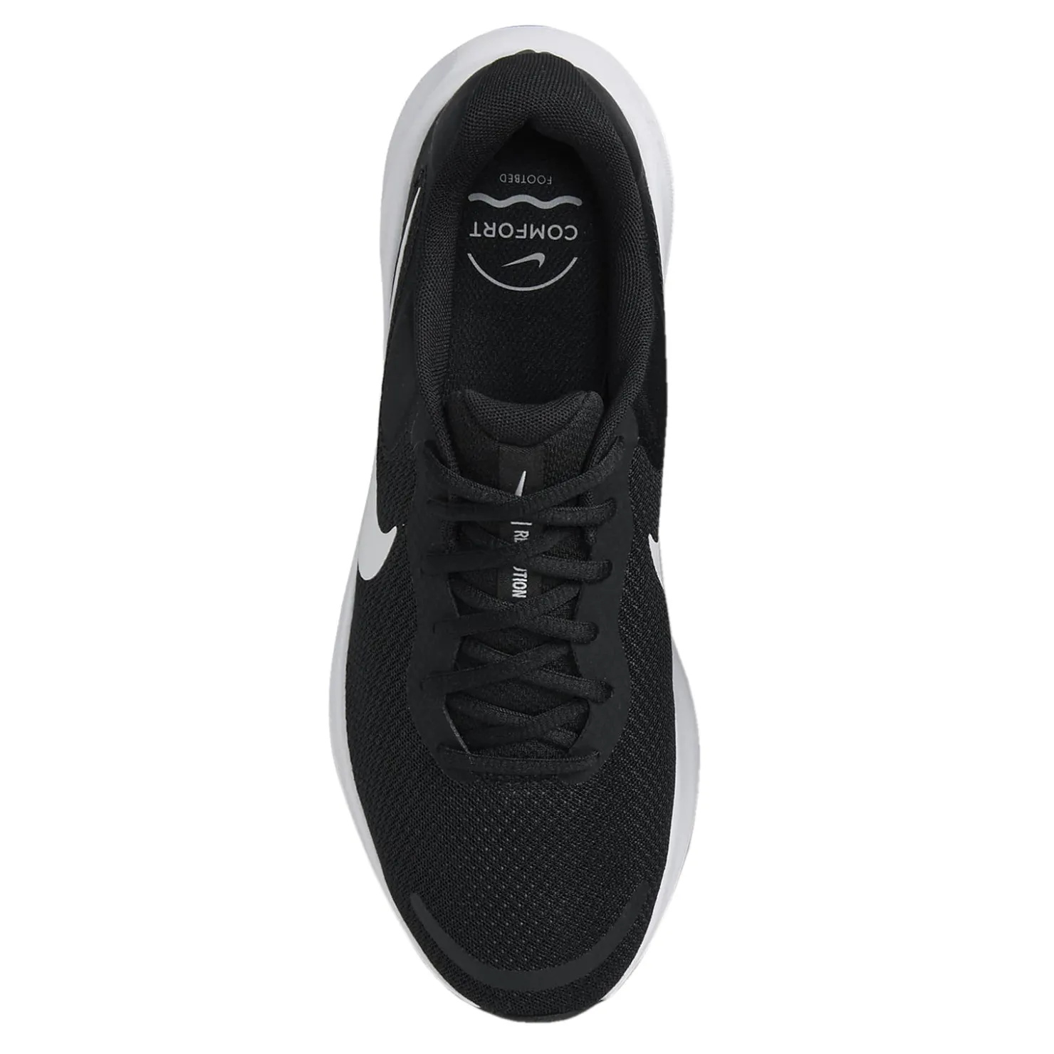 Sneakers & Athletics*Nike Men's , Revolution 7 Running Shoe Black/White