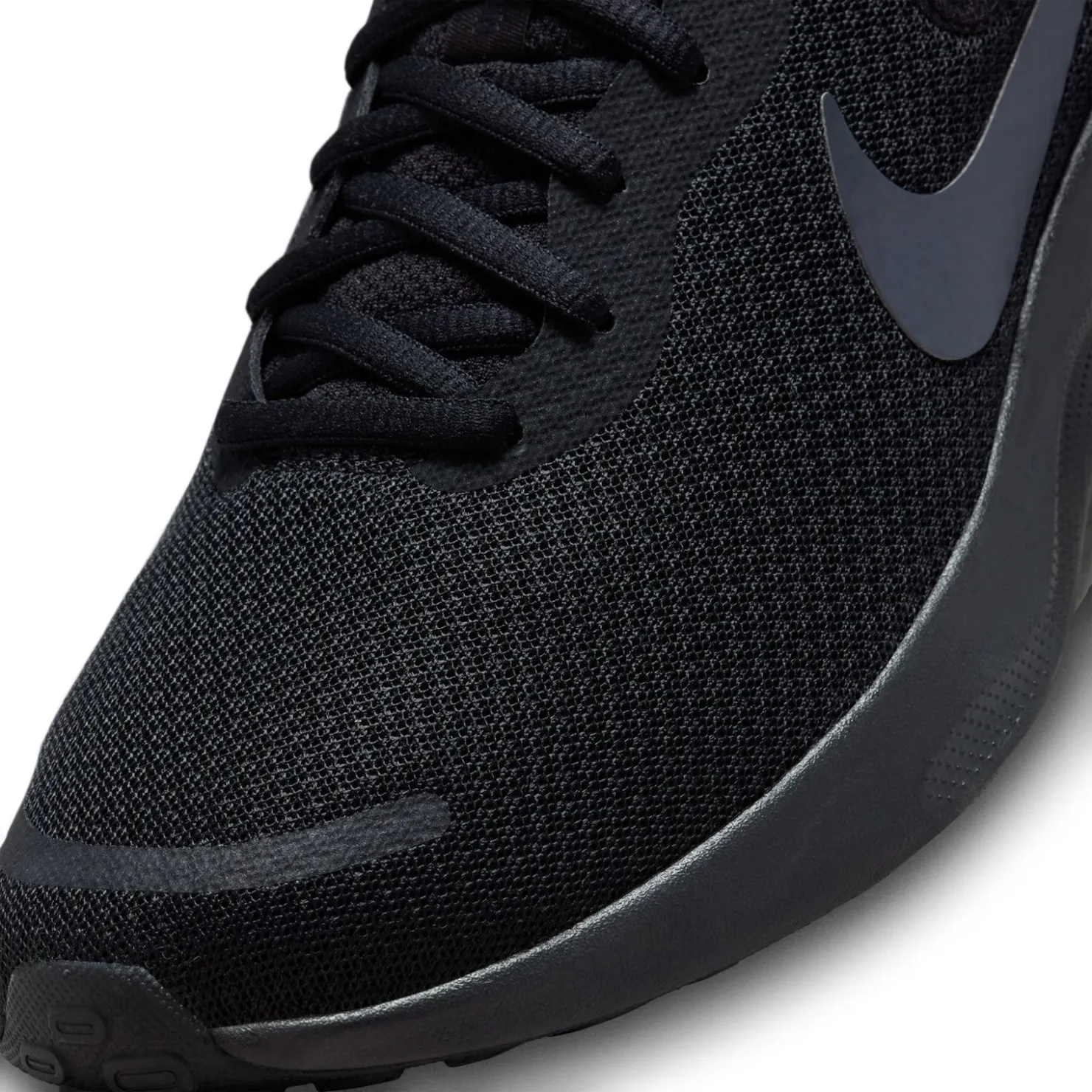 Sneakers & Athletics*Nike Men's , Revolution 7 Running Shoe Black/Off Noir