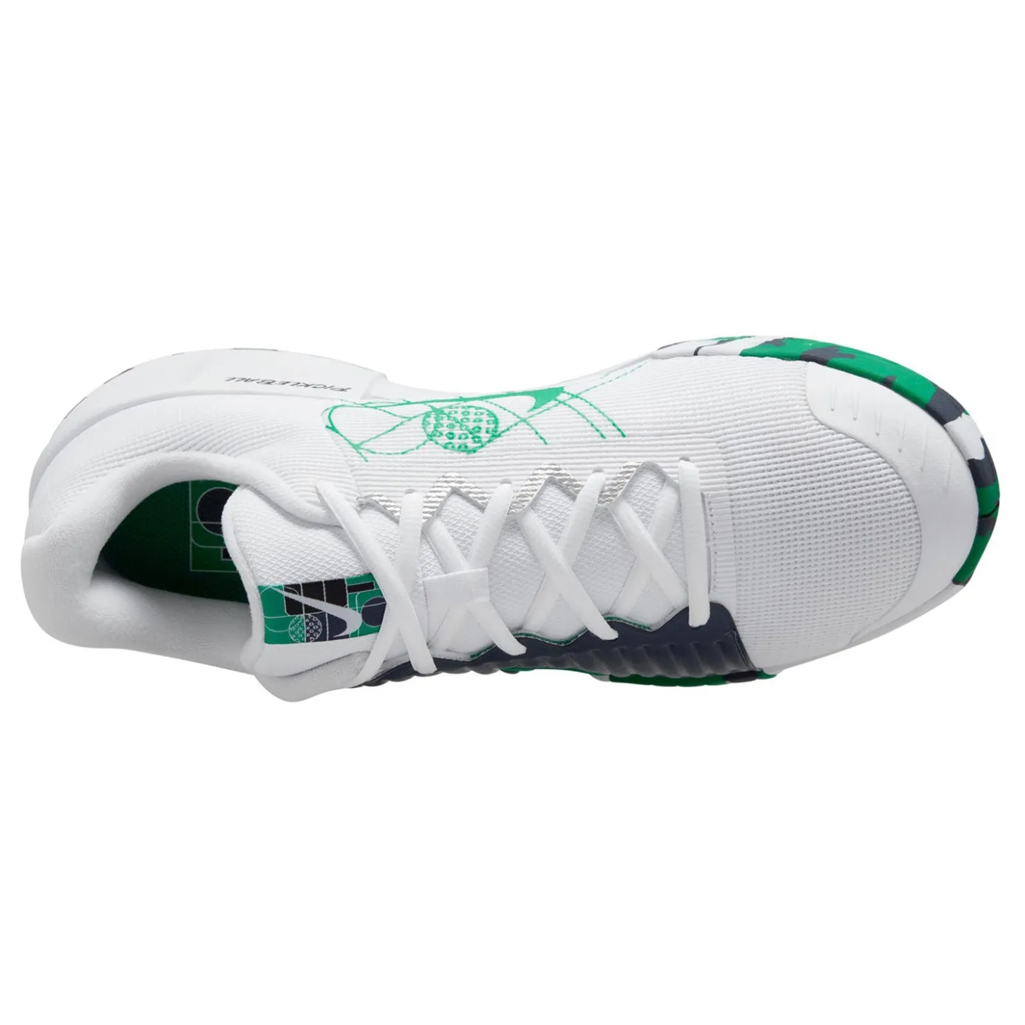 Sneakers & Athletics*Nike Men's , Zoom Challenge Pickleball Shoe White/Stadium Green-Thunder Blue-Black