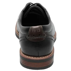 Oxfords*Nunn Bush Men's , Centro Flex Plain Toe Oxford Black