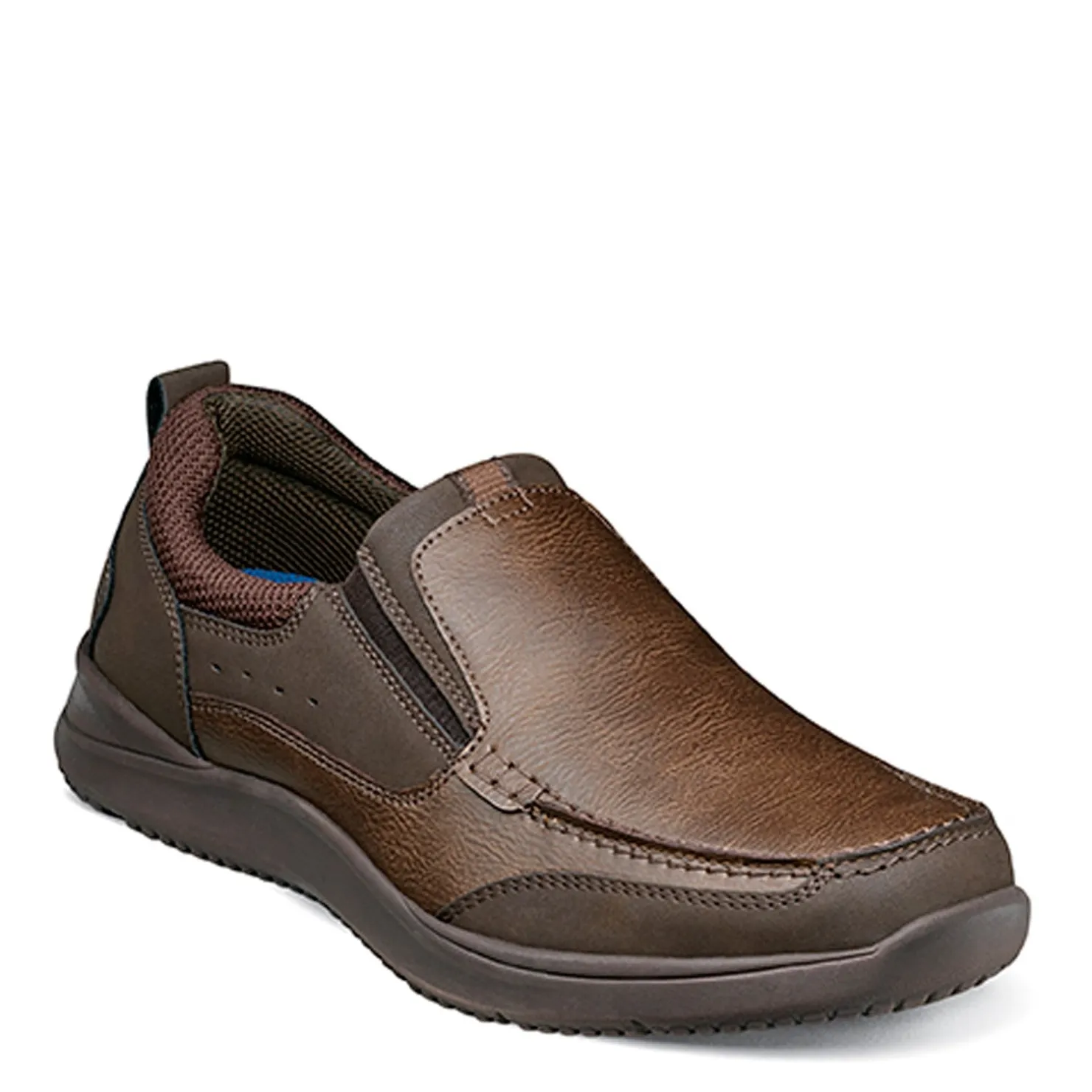 Loafers*Nunn Bush Men's , Conway Slip-On Dark Brown