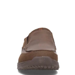 Loafers*Nunn Bush Men's , Conway Slip-On Dark Brown