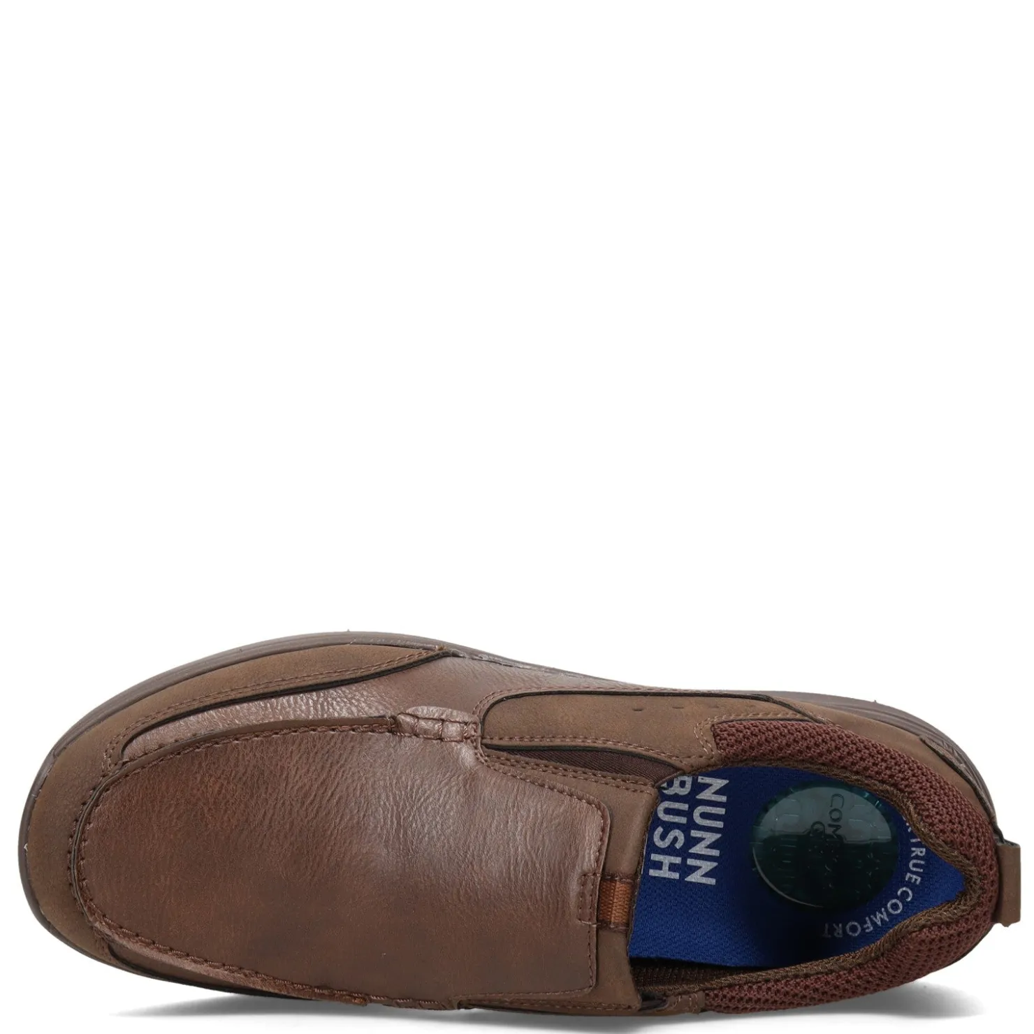 Loafers*Nunn Bush Men's , Conway Slip-On Dark Brown