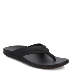 Flip Flops*OluKai Men's , Maha Thong Sandal Black Black