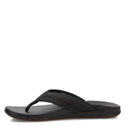 Flip Flops*OluKai Men's , Maha Thong Sandal Black Black
