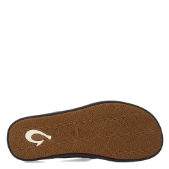 Flip Flops*OluKai Men's , Maha Thong Sandal Black Black