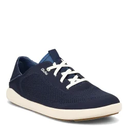 Sneakers & Athletics*OluKai Men's , Moku Pae Boat Shoe Blue Beige